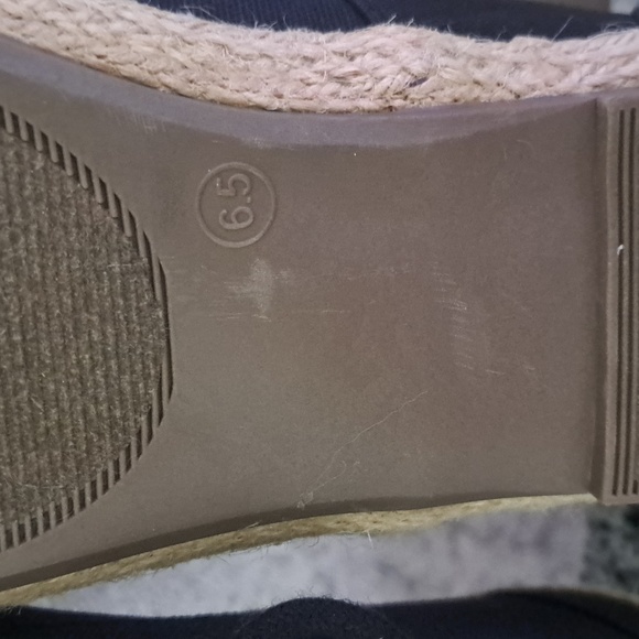 NWT Mayerial Girl Black canvas silver  studded shoes in size 6.5. - Picture 3 of 5